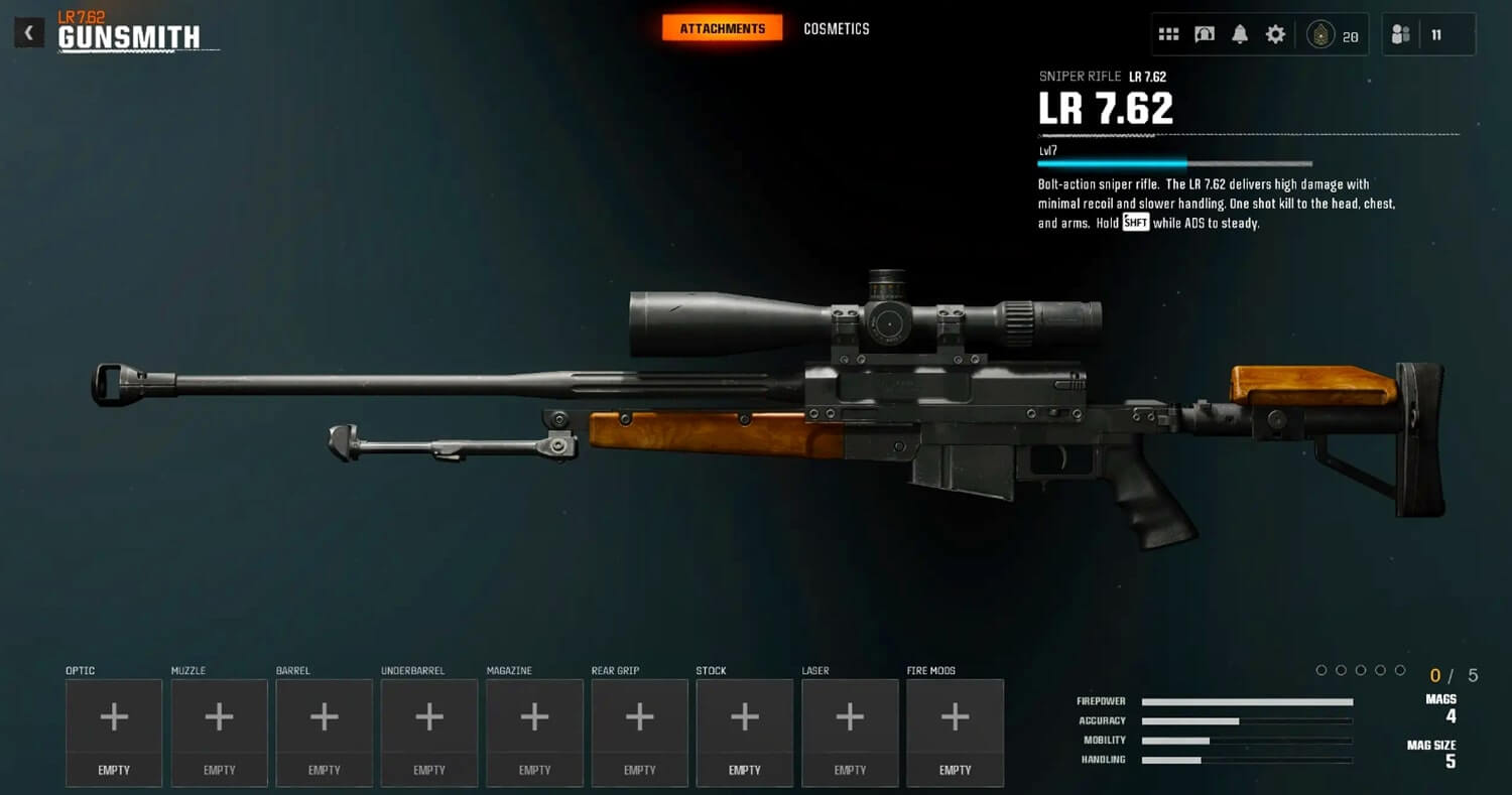 Black Ops 6 en iyi silahlar lr 762 sniper