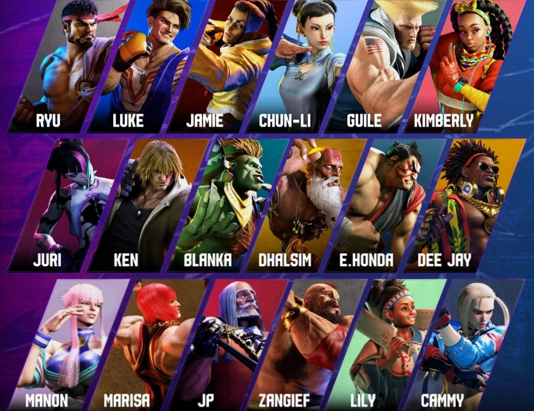 Street Fighter 6 karakterleri