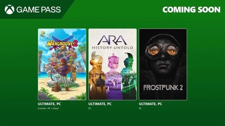 Xbox Game Pass Eklenecek Oyunlar