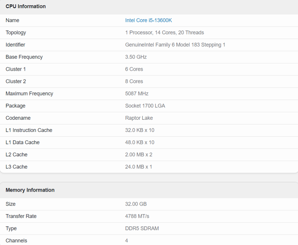 intel arc battlemage g21 geekbench v2