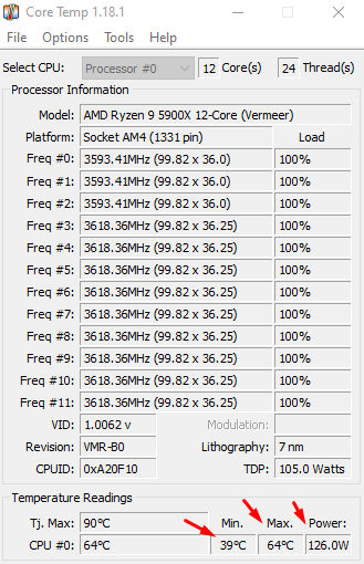 islemci sicakligi olcme programi coretemp 1