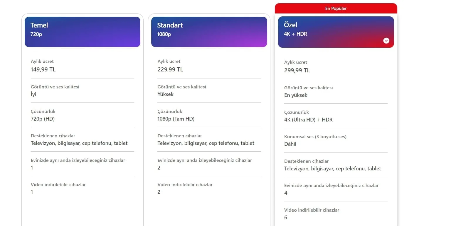 Netfix uyelik ucretleri 2024 guncel V4