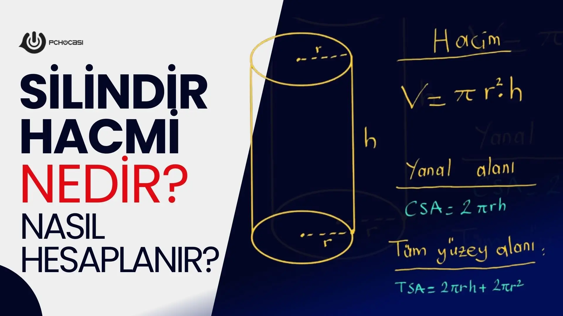 Basit Şekilde Silindir Hacmi Hesaplama Yöntemi