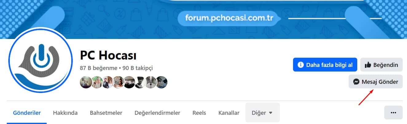 facebook dm nasil gonderilir