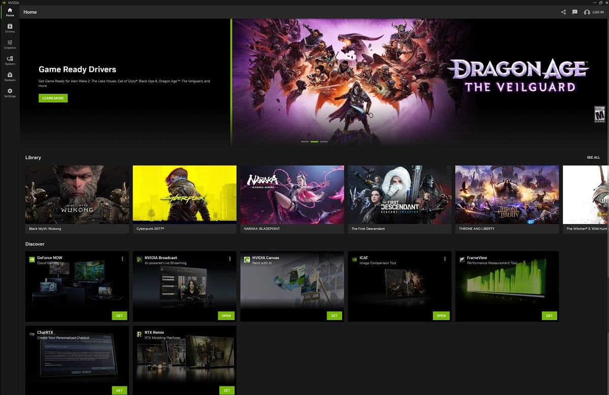 NVIDIA uygulaması