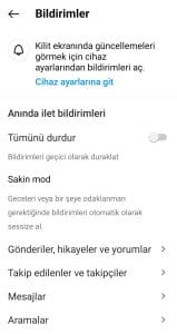 instagram sakin mod nedir nasil acilir V1