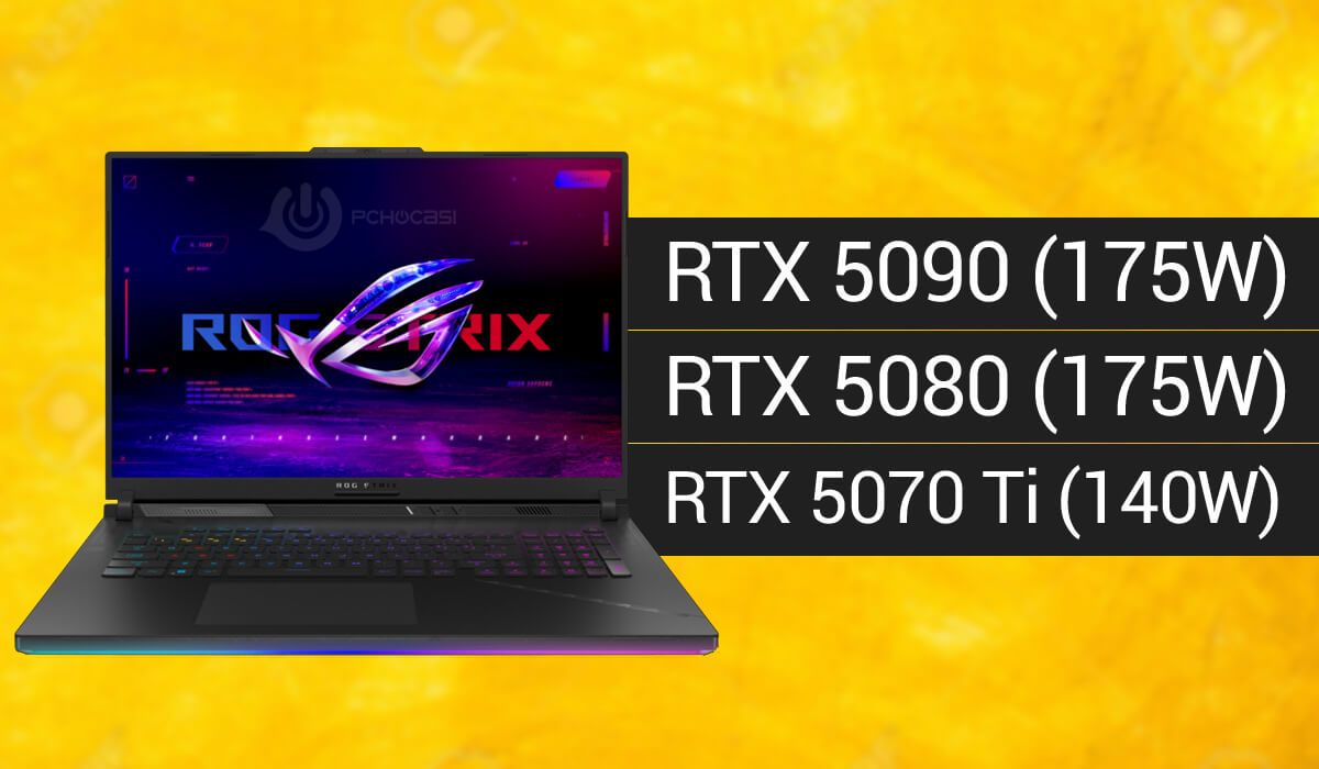 ASUS ROG RTX 5090 Laptoplar Ortaya Çıktı