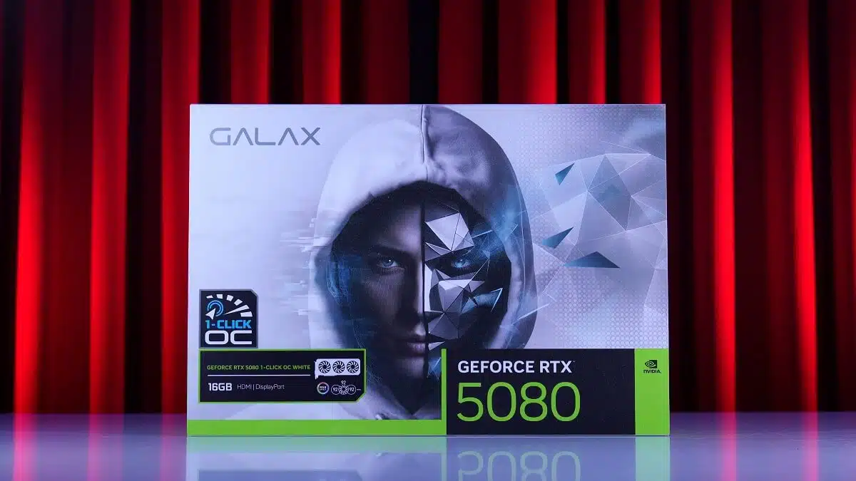 GALAX GeForce RTX 5080 1-Click OC White