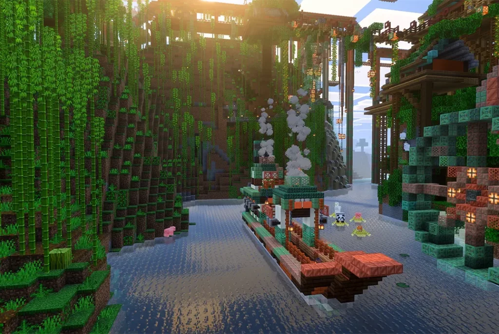 Minecraft Vibrant Visuals