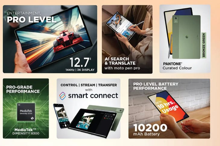 moto pad 60 PRO ozellikleri
