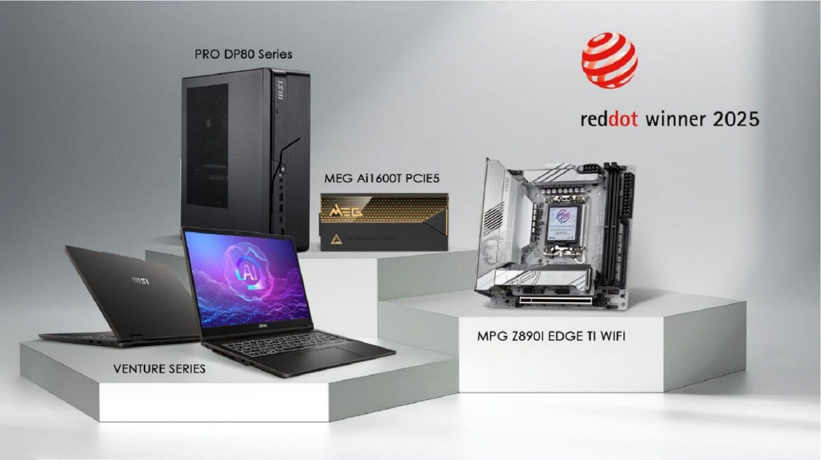 MSI, Birden Fazla Red Dot Tasarım Ödülü Kazandı!