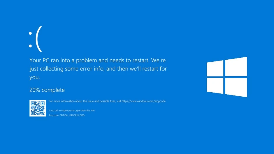 Windows Mavi ekran hatası