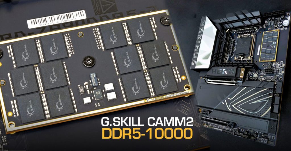 10000 MT/s'de DDR5 CAMM2