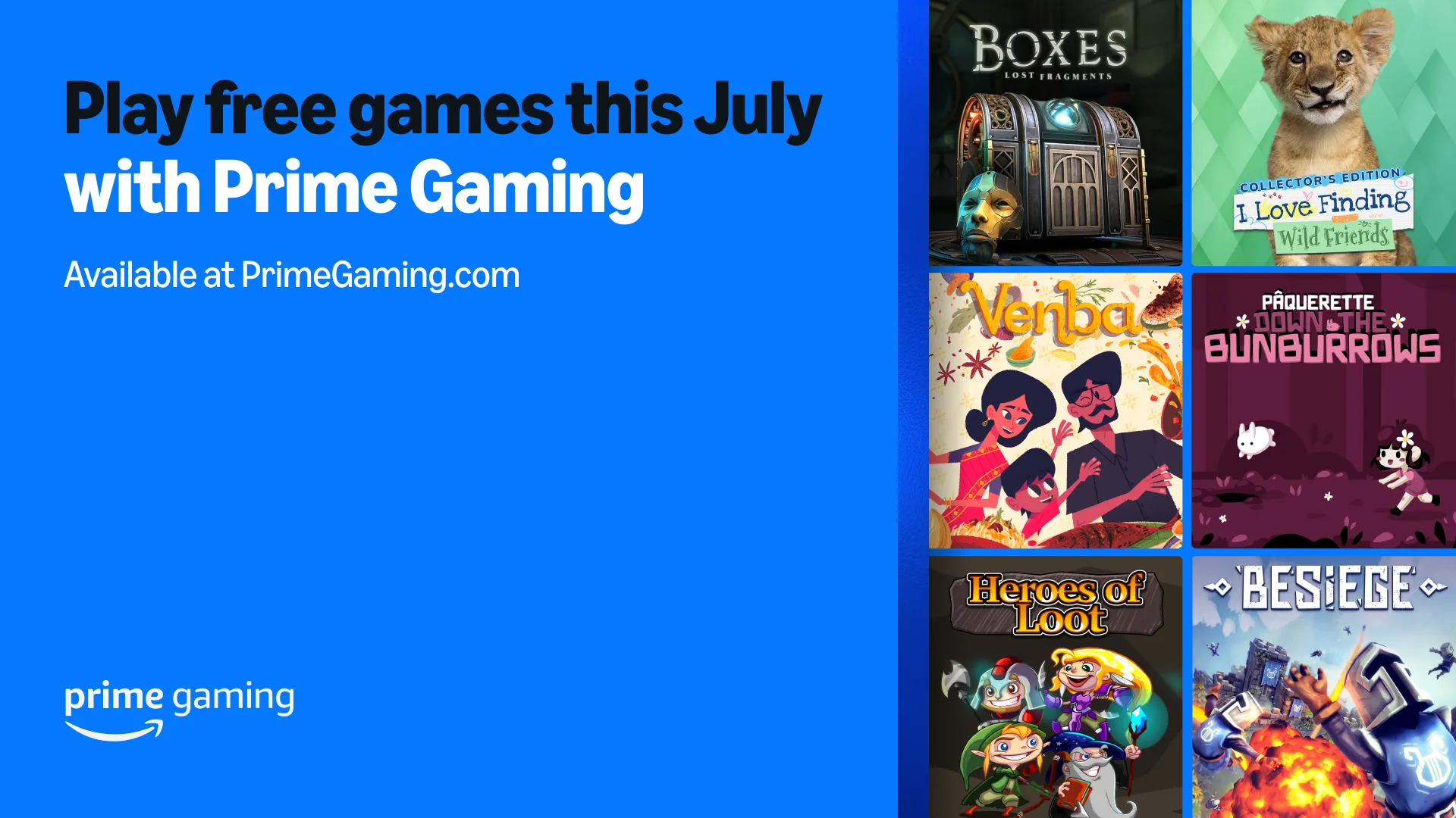 Amazon Prime Gaming Temmuz 2025