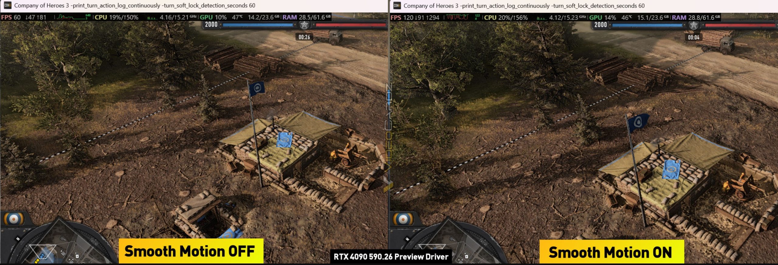GeForce RTX 4000 için Smooth Motion