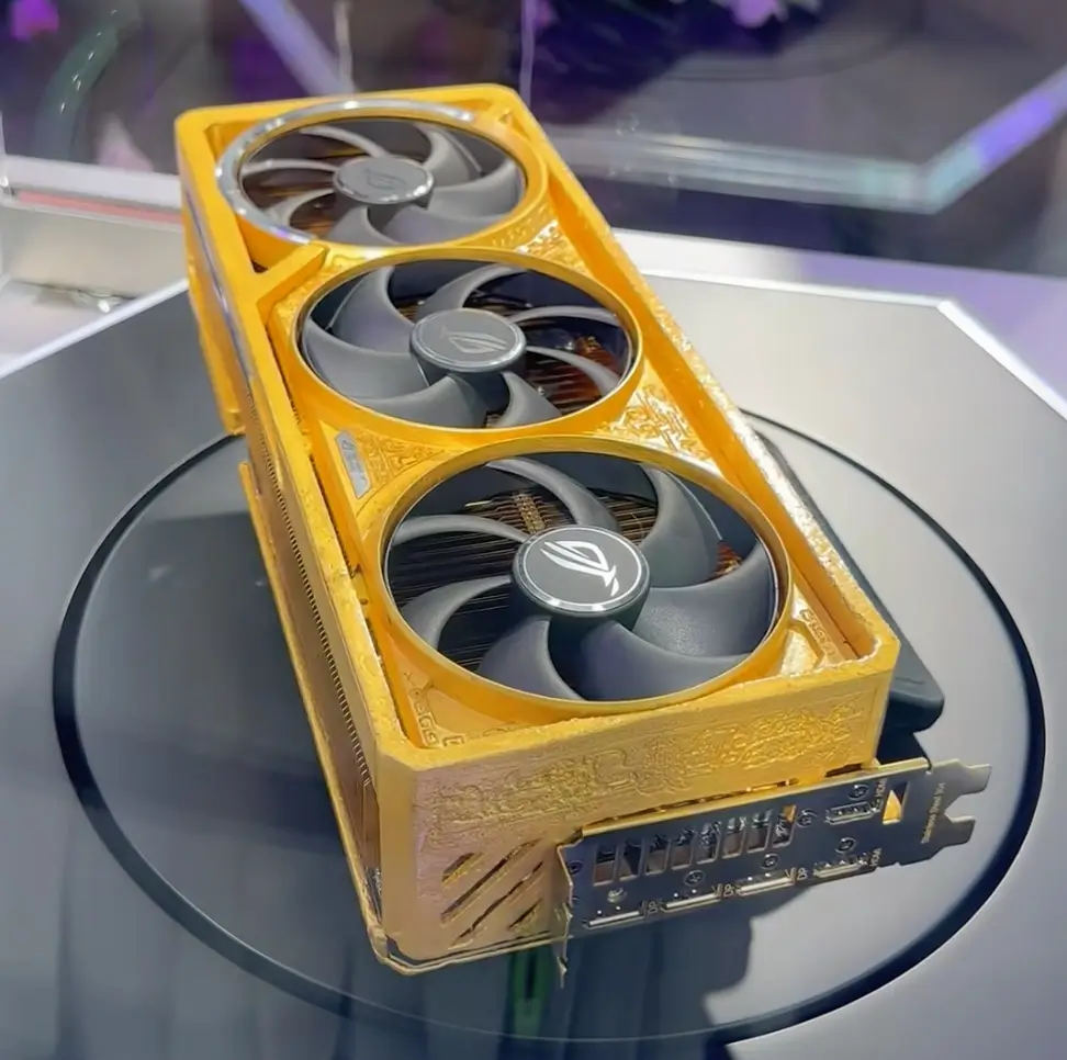 ASUS ROG Astral GeForce RTX 5090D’ye Gerçek Altın Soğutucu! 5 Kilogram Saf Altın Kullanıldı