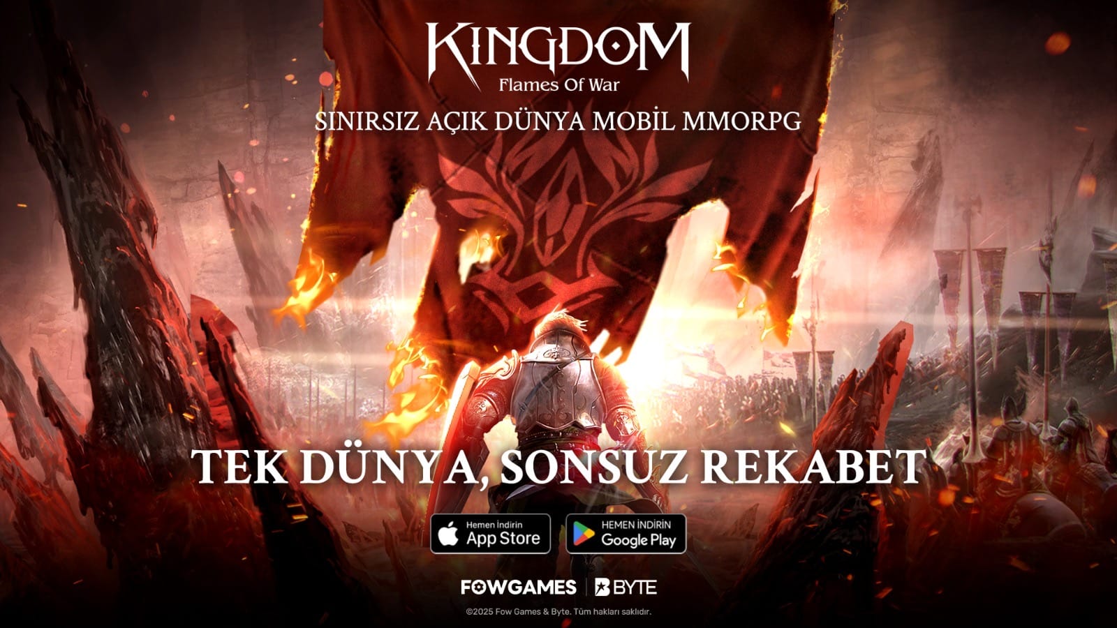 Kingdom: Flames of War ile Mobil’de Benzersiz MMORPG Deneyimi Başladı