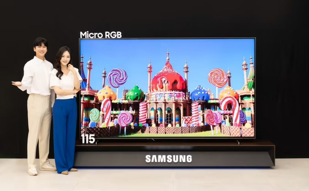 Samsung Micro RGB Teknolojili 115 Inclik TVsini Tanitti