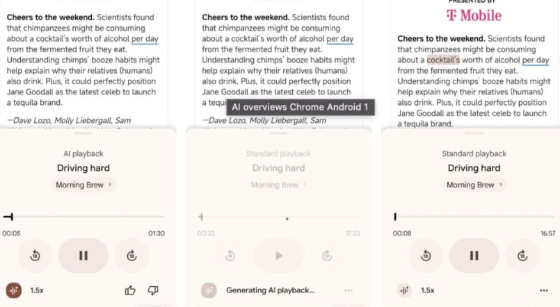 Android icin Chromea Podcast Tadinda Okuma Ozelligi Geldi V
