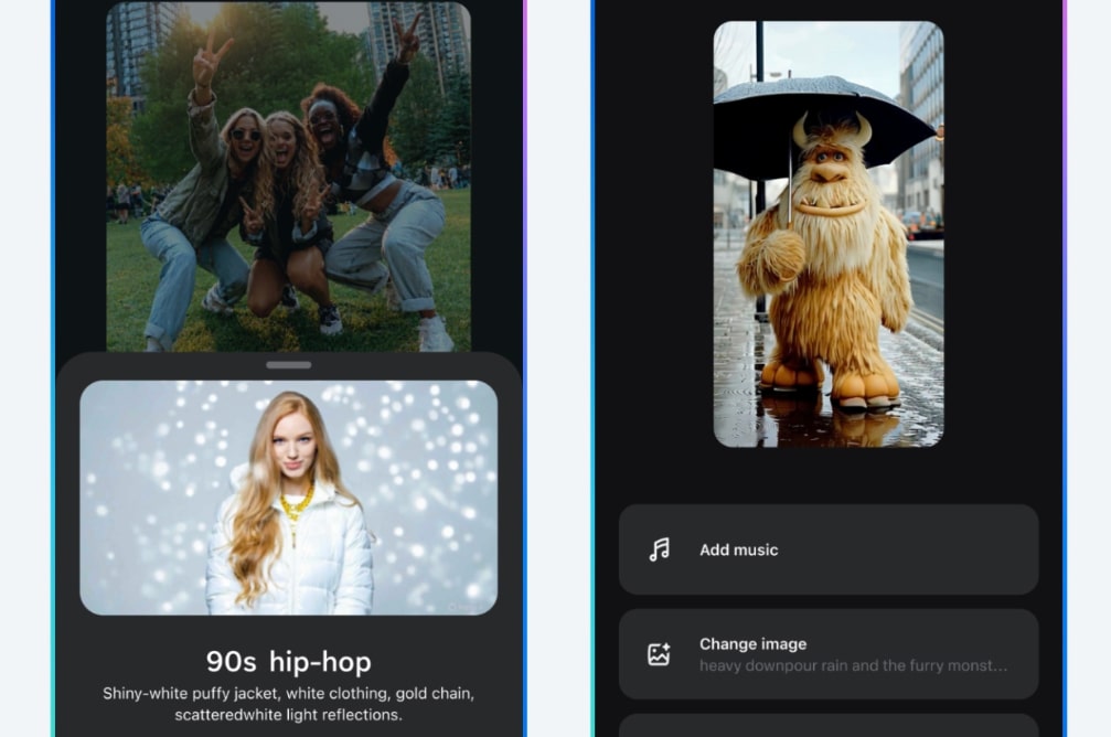 Meta TikTok Benzeri Yapay Zeka Video Platformu Vibesi Sundu V