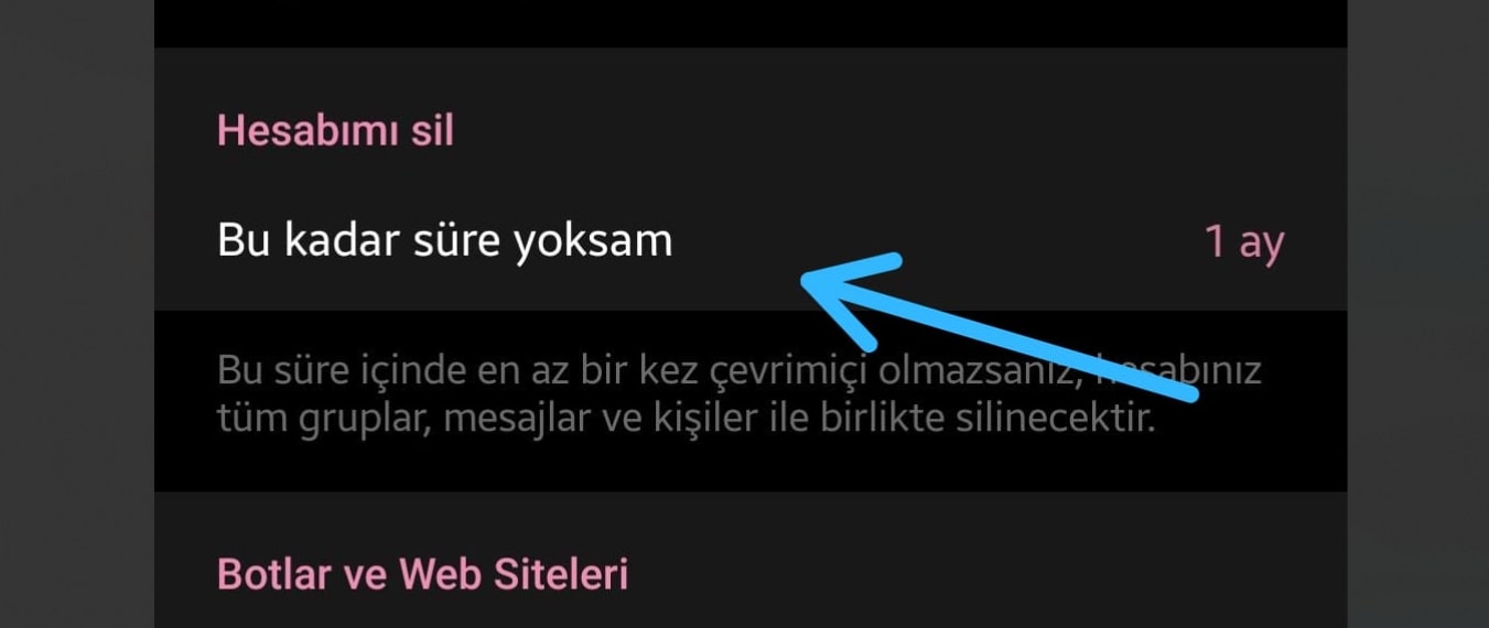 Telegram Hesabi Kalici Olarak Nasil Silinir V1