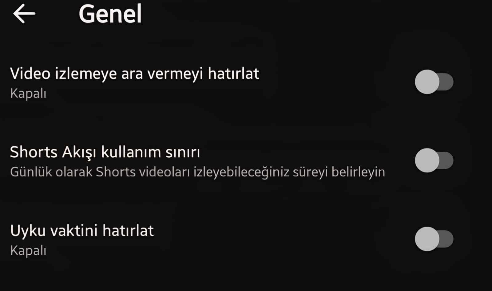 YouTube Shortsa Gunluk Izleme Siniri Geldi