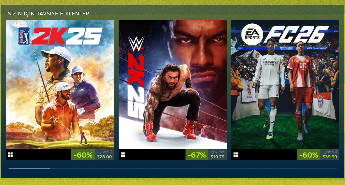 Steam Spor Festivali İndirimi